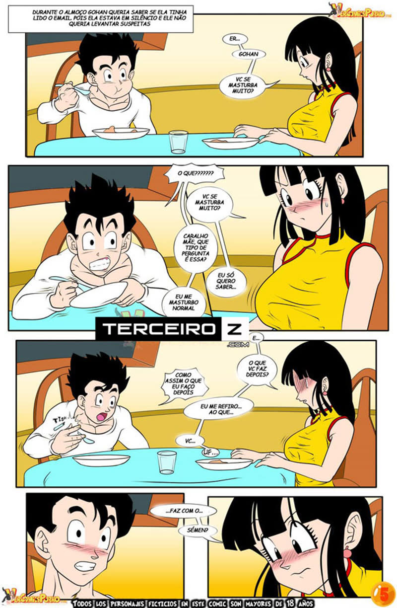 Quadrinhos pornos - Dragon Ball em Milk Milk Nestes quadrinhos eróticos Chi...